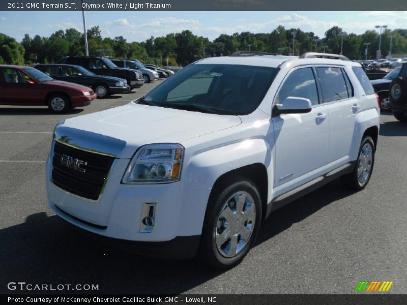 Olympic White / Light Titanium 2011 GMC Terrain SLT