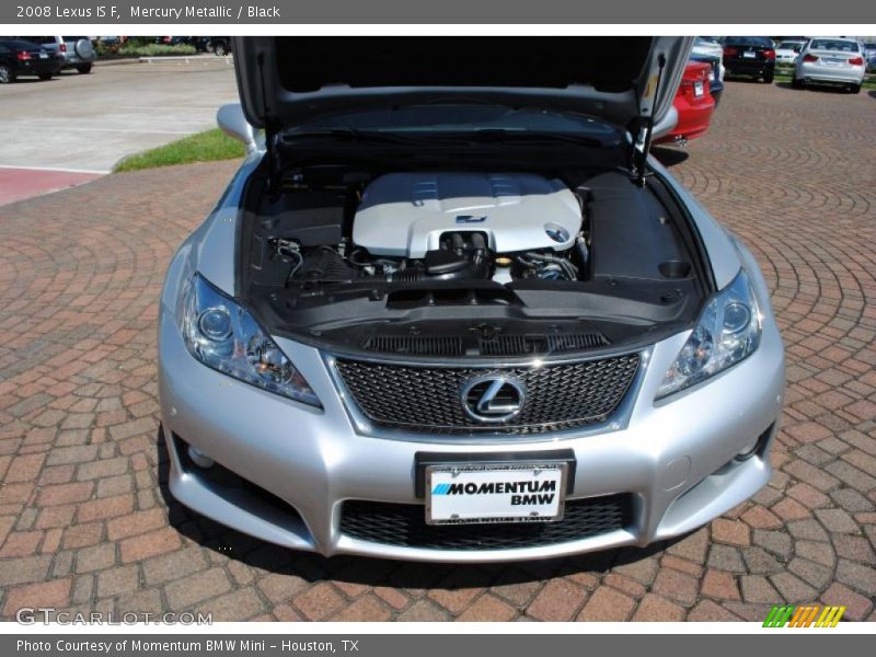 Mercury Metallic / Black 2008 Lexus IS F