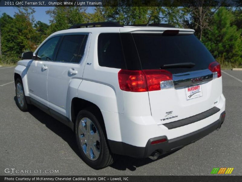 Olympic White / Light Titanium 2011 GMC Terrain SLT