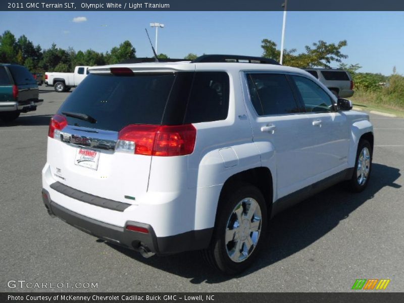 Olympic White / Light Titanium 2011 GMC Terrain SLT
