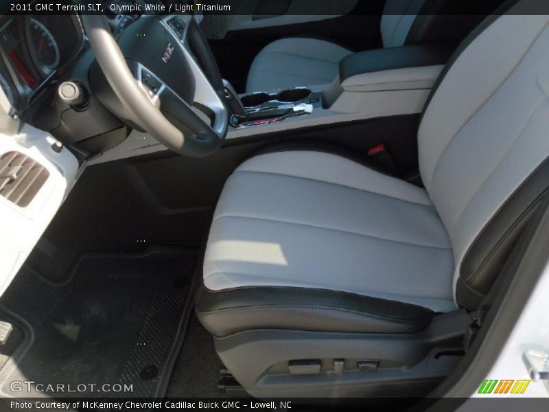 Olympic White / Light Titanium 2011 GMC Terrain SLT