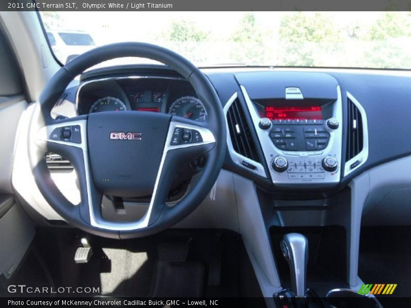 Olympic White / Light Titanium 2011 GMC Terrain SLT