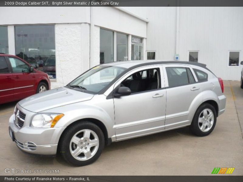 Bright Silver Metallic / Dark Slate Gray 2009 Dodge Caliber SXT