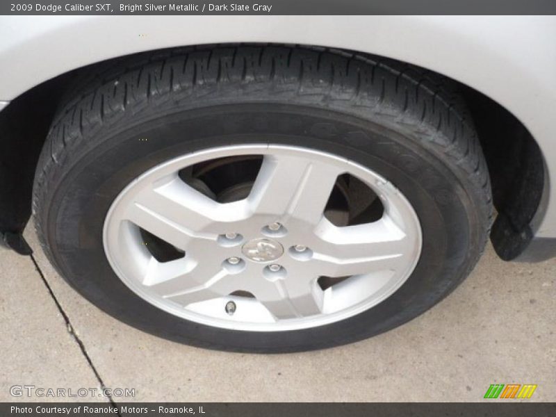Bright Silver Metallic / Dark Slate Gray 2009 Dodge Caliber SXT