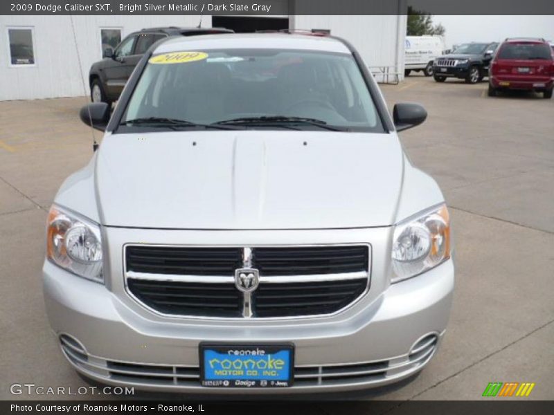 Bright Silver Metallic / Dark Slate Gray 2009 Dodge Caliber SXT