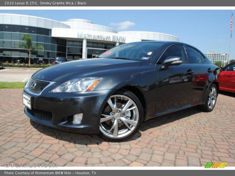 Smoky Granite Mica / Black 2010 Lexus IS 250