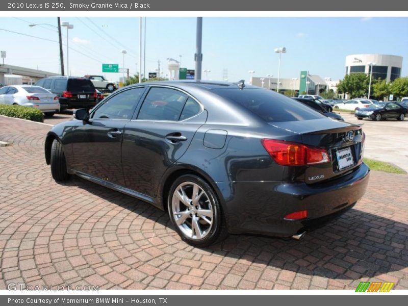 Smoky Granite Mica / Black 2010 Lexus IS 250