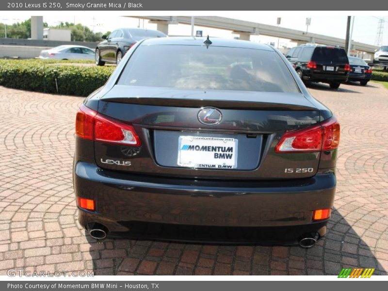 Smoky Granite Mica / Black 2010 Lexus IS 250