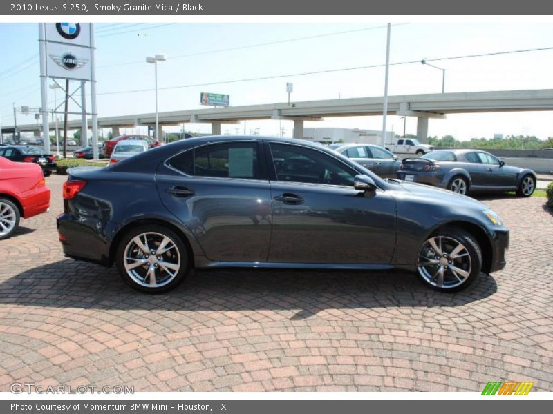 Smoky Granite Mica / Black 2010 Lexus IS 250