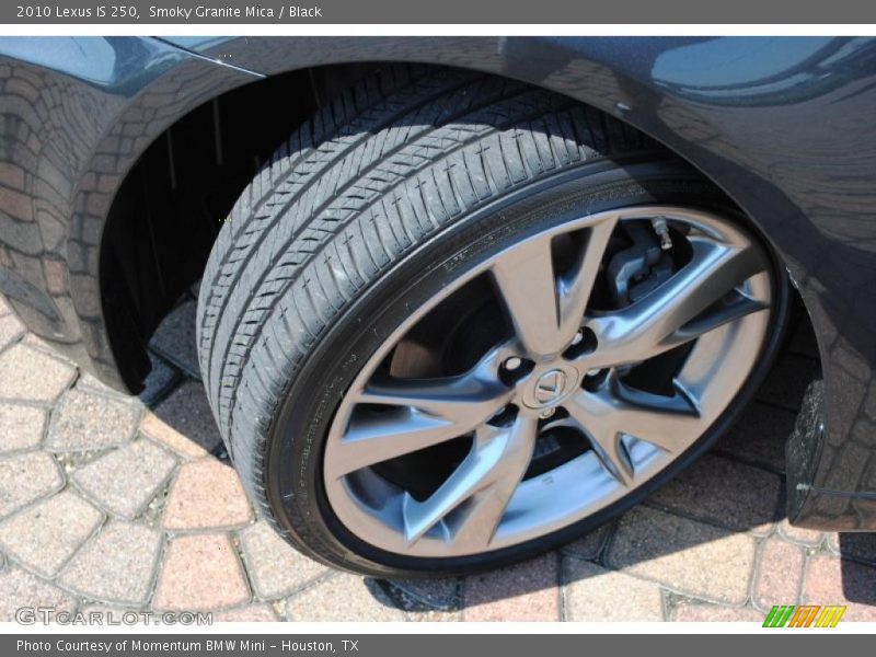 Smoky Granite Mica / Black 2010 Lexus IS 250