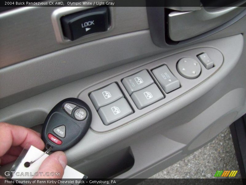 Olympic White / Light Gray 2004 Buick Rendezvous CX AWD