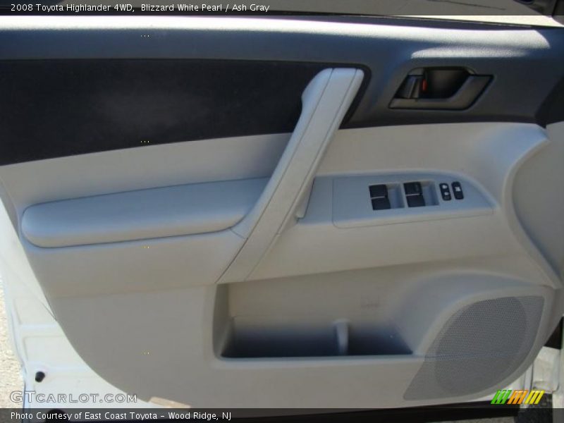 Blizzard White Pearl / Ash Gray 2008 Toyota Highlander 4WD