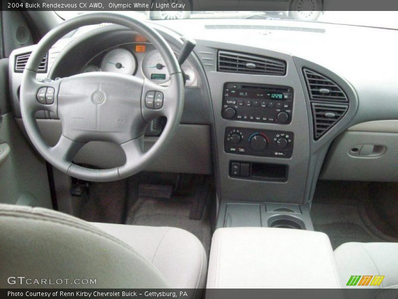 Olympic White / Light Gray 2004 Buick Rendezvous CX AWD