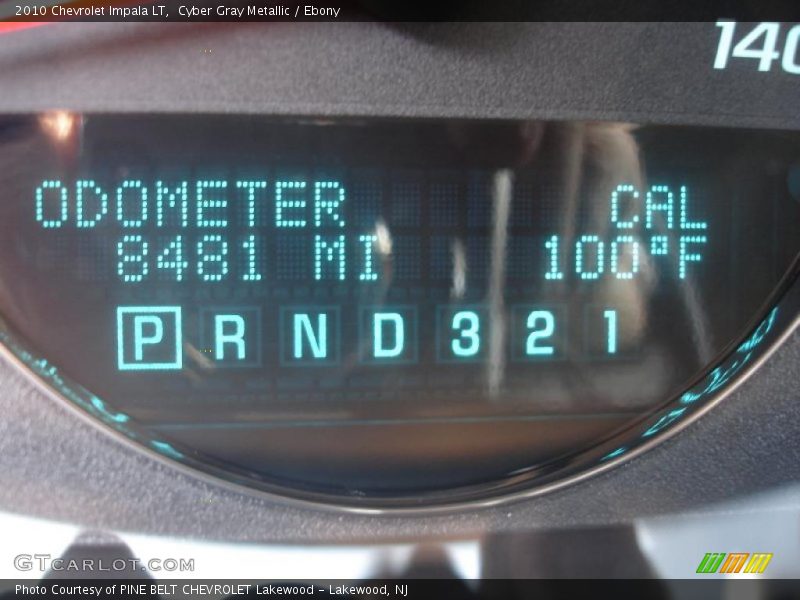 Cyber Gray Metallic / Ebony 2010 Chevrolet Impala LT