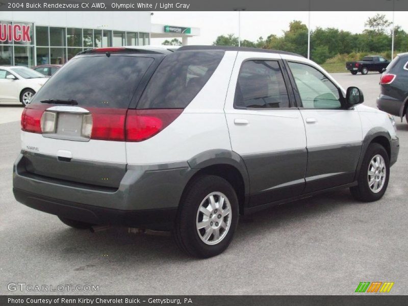 Olympic White / Light Gray 2004 Buick Rendezvous CX AWD