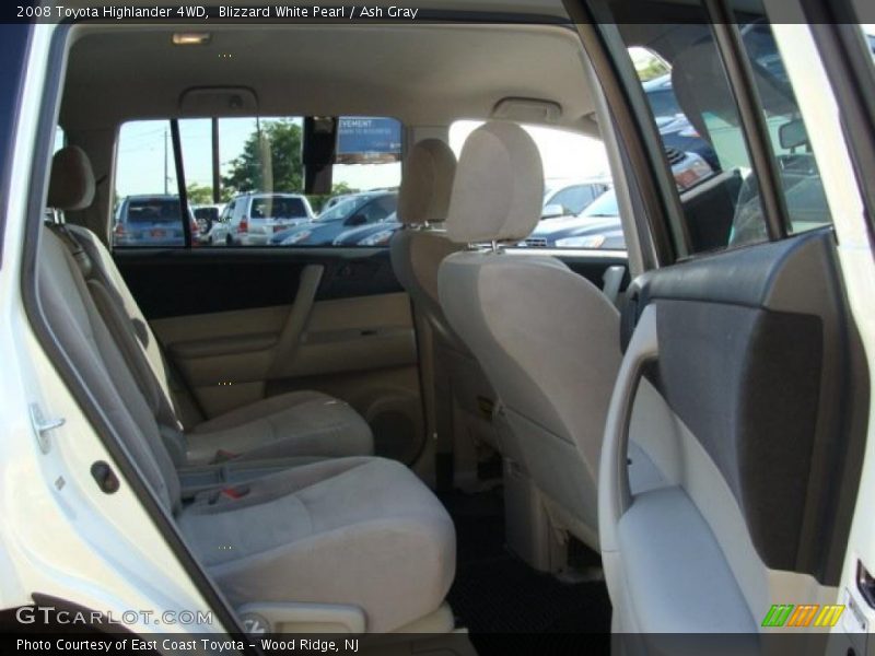 Blizzard White Pearl / Ash Gray 2008 Toyota Highlander 4WD