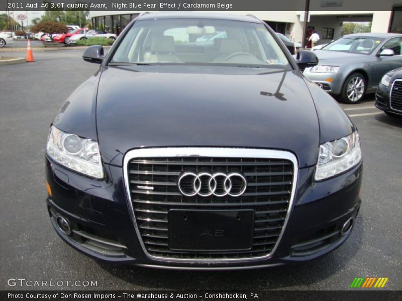 Night Blue Pearl Effect / Cardamom Beige 2011 Audi A6 3.0T quattro Avant