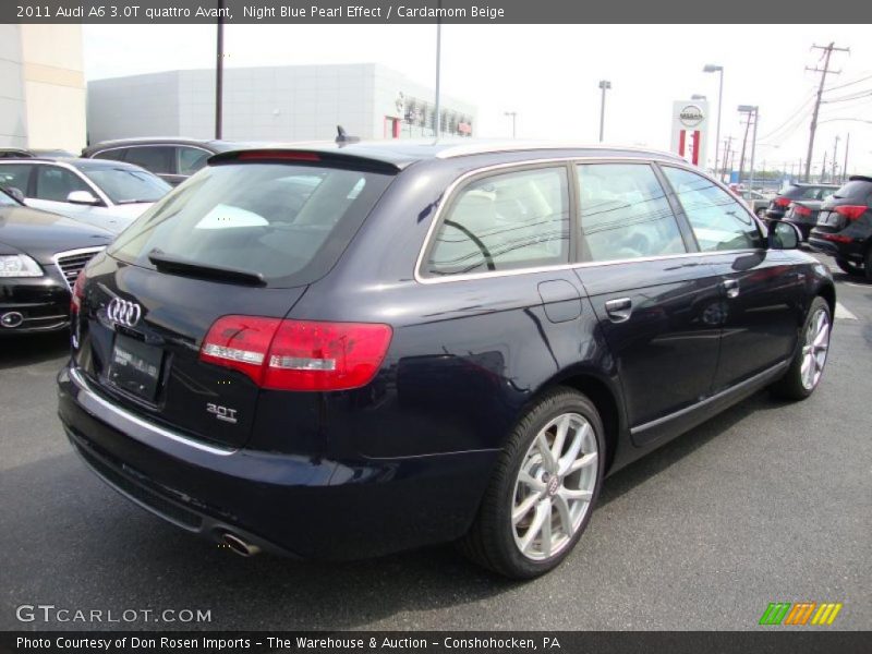 Night Blue Pearl Effect / Cardamom Beige 2011 Audi A6 3.0T quattro Avant