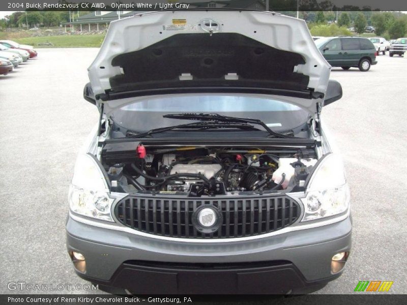 Olympic White / Light Gray 2004 Buick Rendezvous CX AWD