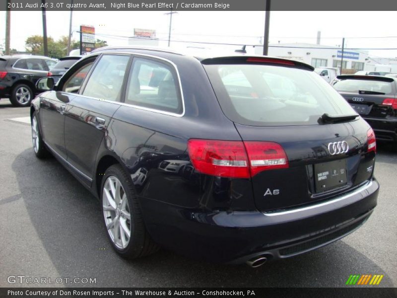 Night Blue Pearl Effect / Cardamom Beige 2011 Audi A6 3.0T quattro Avant