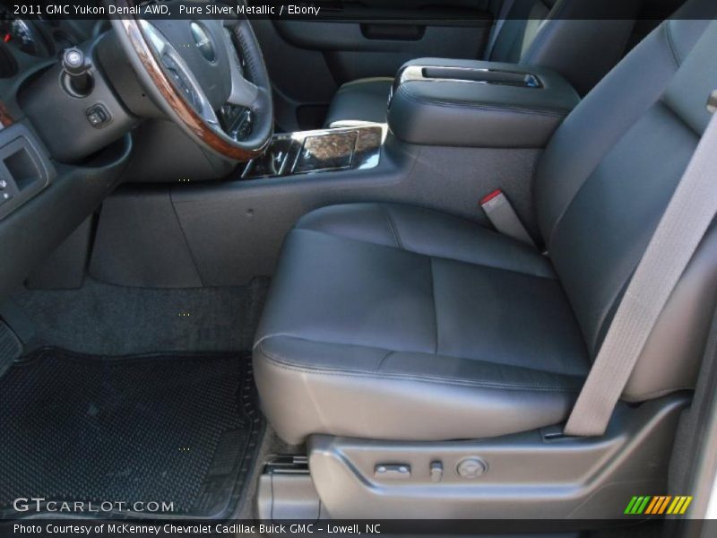 Pure Silver Metallic / Ebony 2011 GMC Yukon Denali AWD