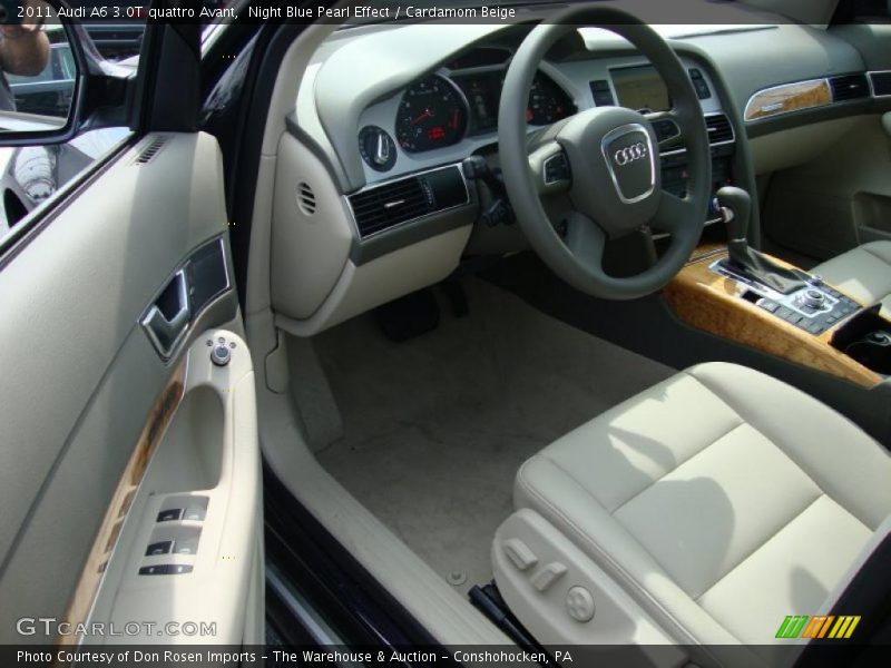 Night Blue Pearl Effect / Cardamom Beige 2011 Audi A6 3.0T quattro Avant