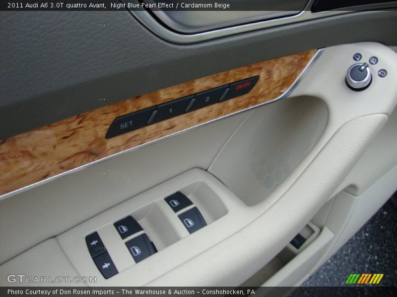 Night Blue Pearl Effect / Cardamom Beige 2011 Audi A6 3.0T quattro Avant