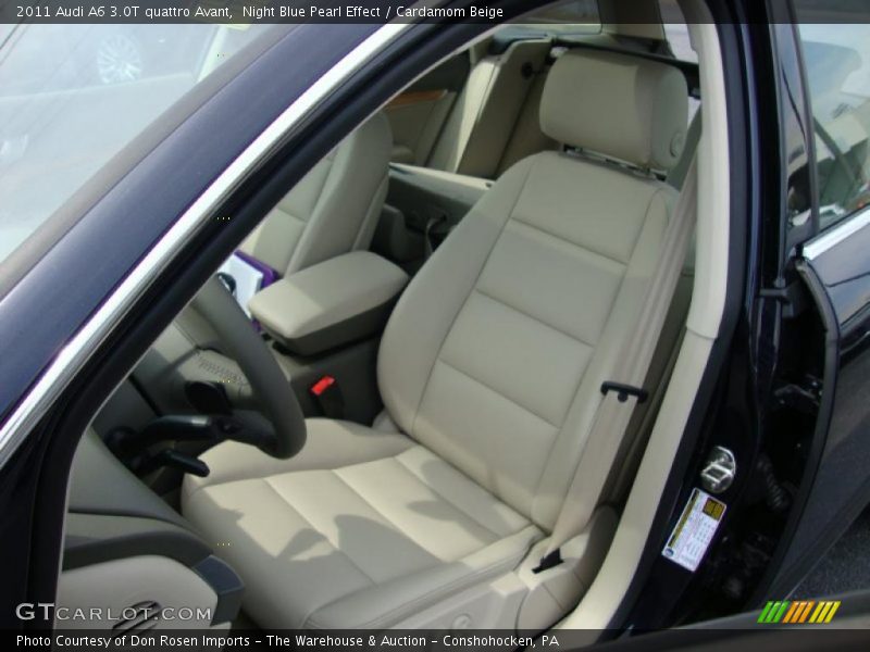 Night Blue Pearl Effect / Cardamom Beige 2011 Audi A6 3.0T quattro Avant