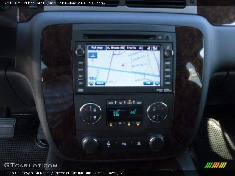 Pure Silver Metallic / Ebony 2011 GMC Yukon Denali AWD
