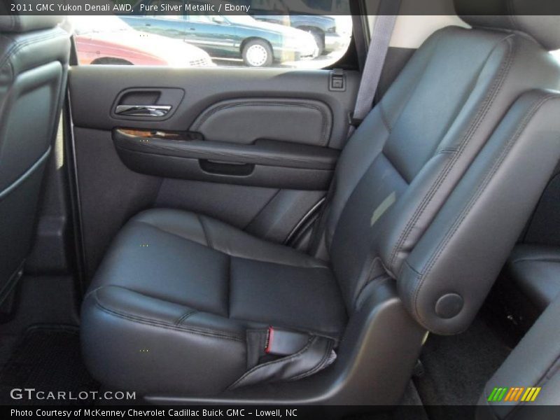 Pure Silver Metallic / Ebony 2011 GMC Yukon Denali AWD