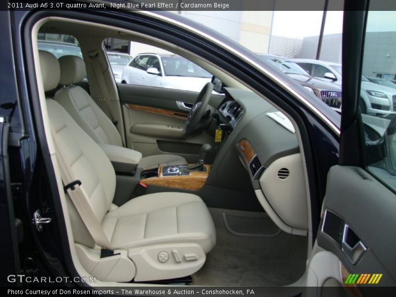 Night Blue Pearl Effect / Cardamom Beige 2011 Audi A6 3.0T quattro Avant