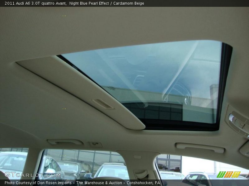 Night Blue Pearl Effect / Cardamom Beige 2011 Audi A6 3.0T quattro Avant