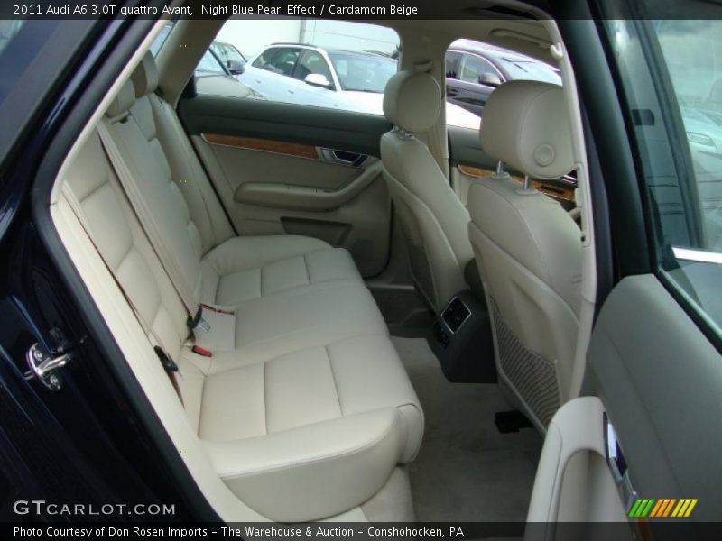 Night Blue Pearl Effect / Cardamom Beige 2011 Audi A6 3.0T quattro Avant
