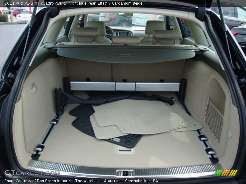 Night Blue Pearl Effect / Cardamom Beige 2011 Audi A6 3.0T quattro Avant