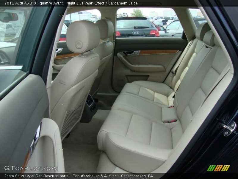 Night Blue Pearl Effect / Cardamom Beige 2011 Audi A6 3.0T quattro Avant
