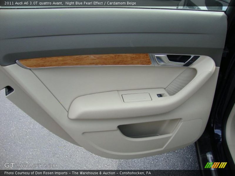 Night Blue Pearl Effect / Cardamom Beige 2011 Audi A6 3.0T quattro Avant