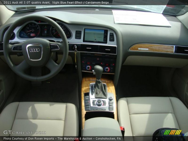 Night Blue Pearl Effect / Cardamom Beige 2011 Audi A6 3.0T quattro Avant