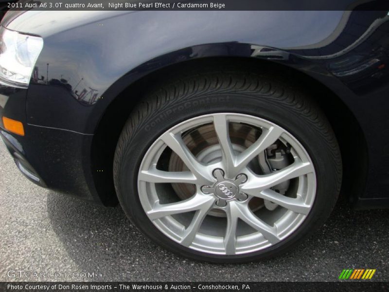 Night Blue Pearl Effect / Cardamom Beige 2011 Audi A6 3.0T quattro Avant