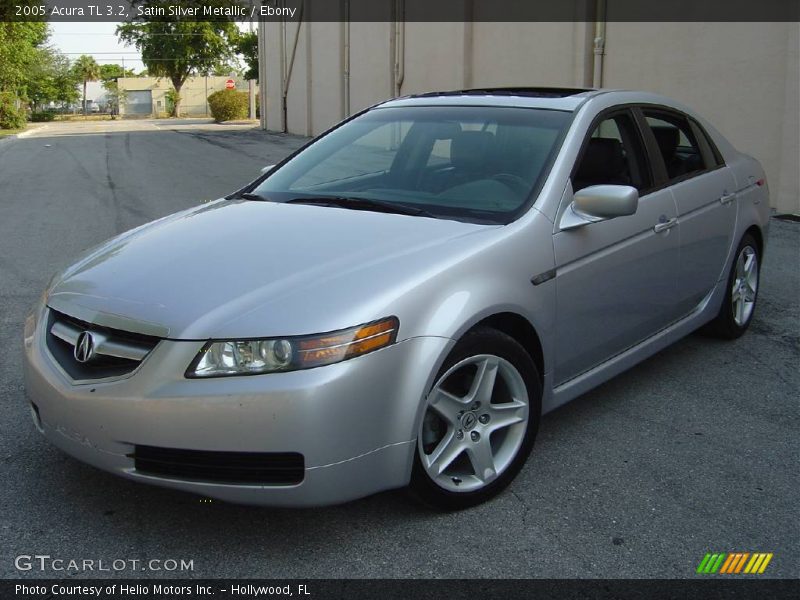 Satin Silver Metallic / Ebony 2005 Acura TL 3.2