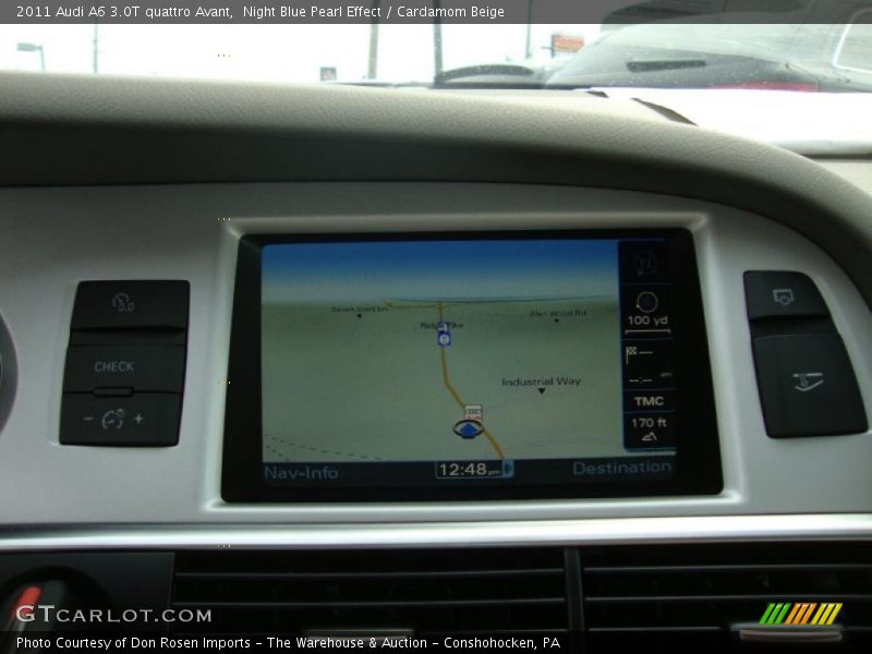 Night Blue Pearl Effect / Cardamom Beige 2011 Audi A6 3.0T quattro Avant