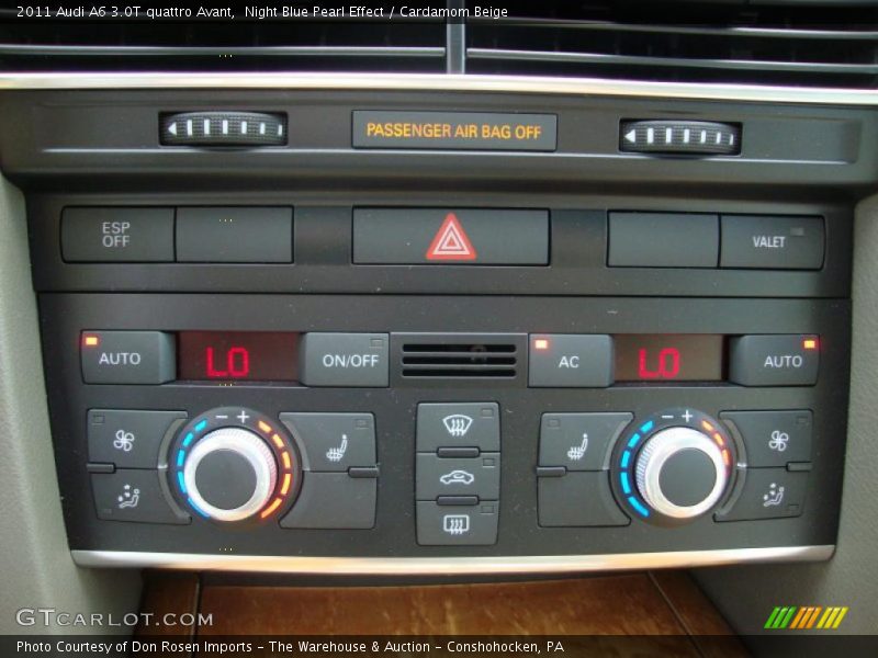 Night Blue Pearl Effect / Cardamom Beige 2011 Audi A6 3.0T quattro Avant