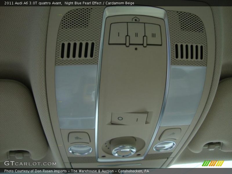 Night Blue Pearl Effect / Cardamom Beige 2011 Audi A6 3.0T quattro Avant