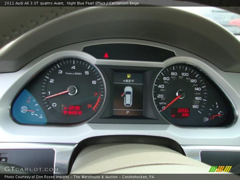 Night Blue Pearl Effect / Cardamom Beige 2011 Audi A6 3.0T quattro Avant