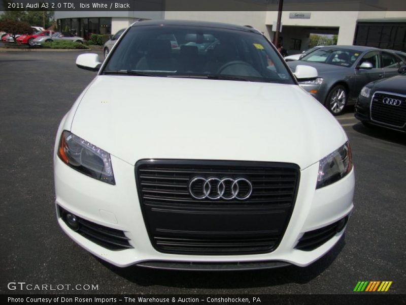 Ibis White / Black 2011 Audi A3 2.0 TDI
