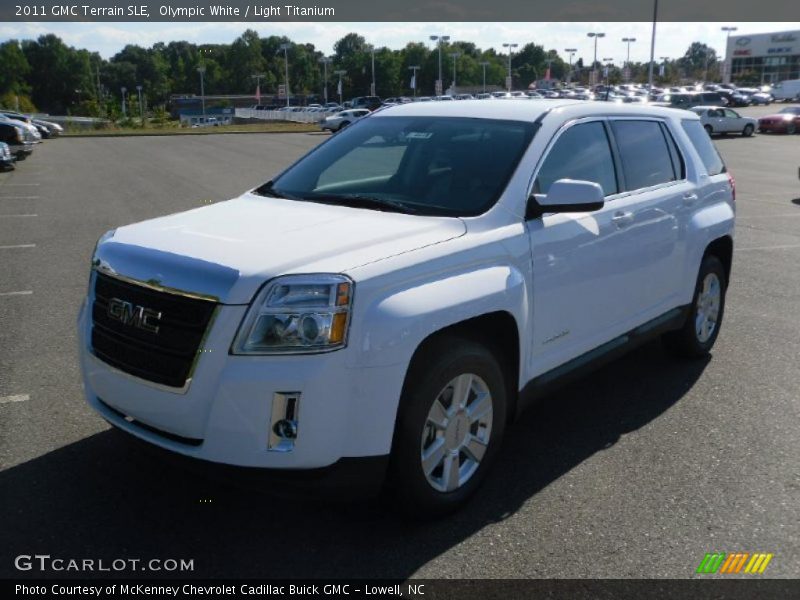 Olympic White / Light Titanium 2011 GMC Terrain SLE
