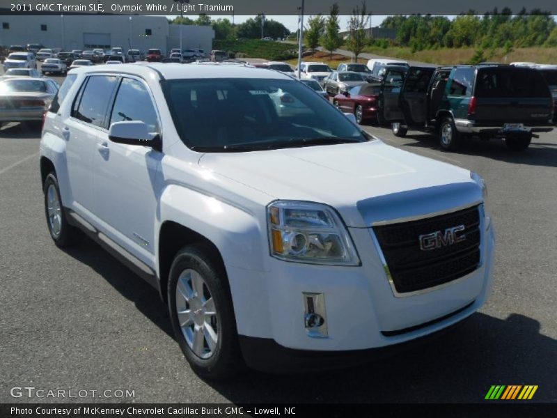 Olympic White / Light Titanium 2011 GMC Terrain SLE