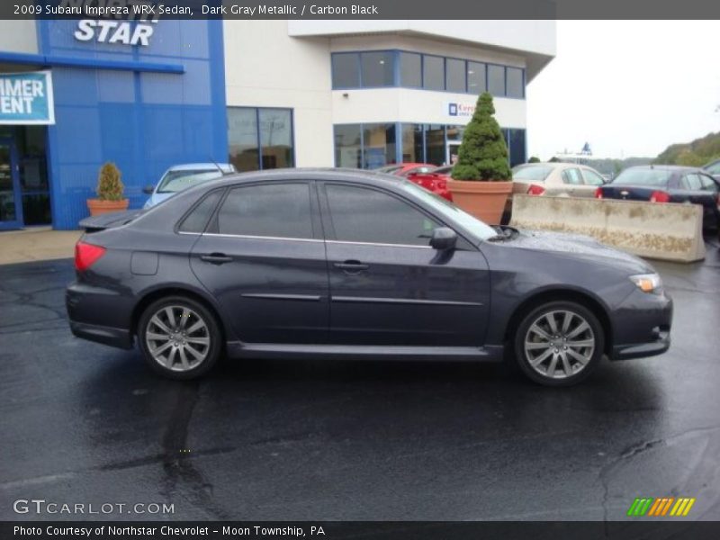 Dark Gray Metallic / Carbon Black 2009 Subaru Impreza WRX Sedan
