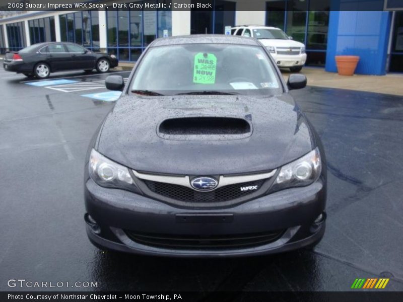 Dark Gray Metallic / Carbon Black 2009 Subaru Impreza WRX Sedan