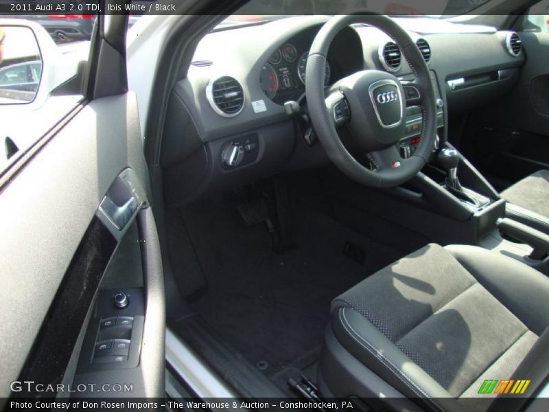 Ibis White / Black 2011 Audi A3 2.0 TDI