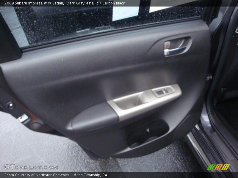 Dark Gray Metallic / Carbon Black 2009 Subaru Impreza WRX Sedan
